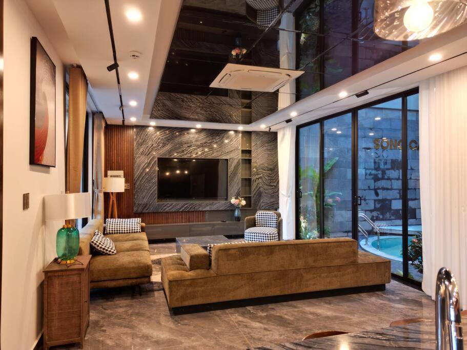 Song Cat Villa - 420Dk - Luxury Villa, Sauna, Jacuzzi Дананг Экстерьер фото