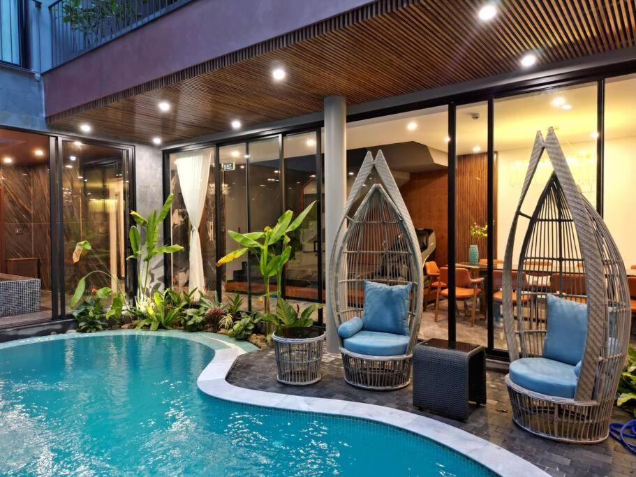 Song Cat Villa - 420Dk - Luxury Villa, Sauna, Jacuzzi Дананг Экстерьер фото