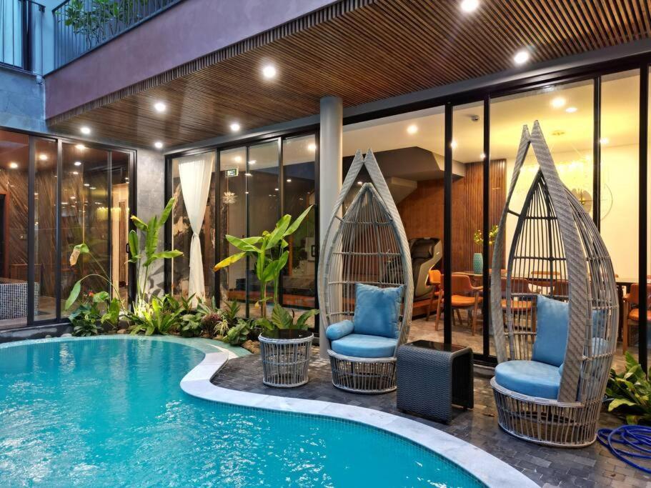 Song Cat Villa - 420Dk - Luxury Villa, Sauna, Jacuzzi Дананг Экстерьер фото